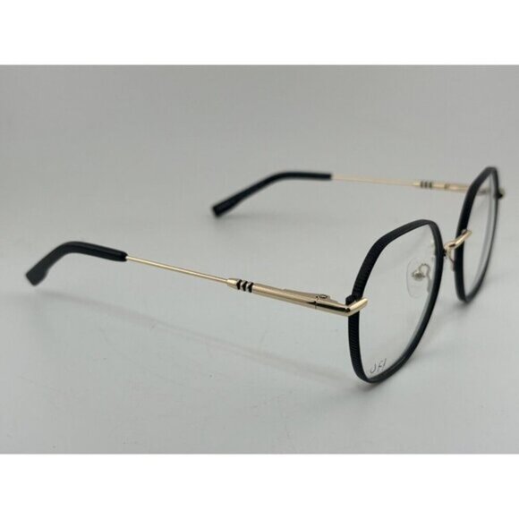 Opal - OPMM198 C01 51-19-140 Black Round Hexagon Eyeglass Frames - Picture 4 of 7